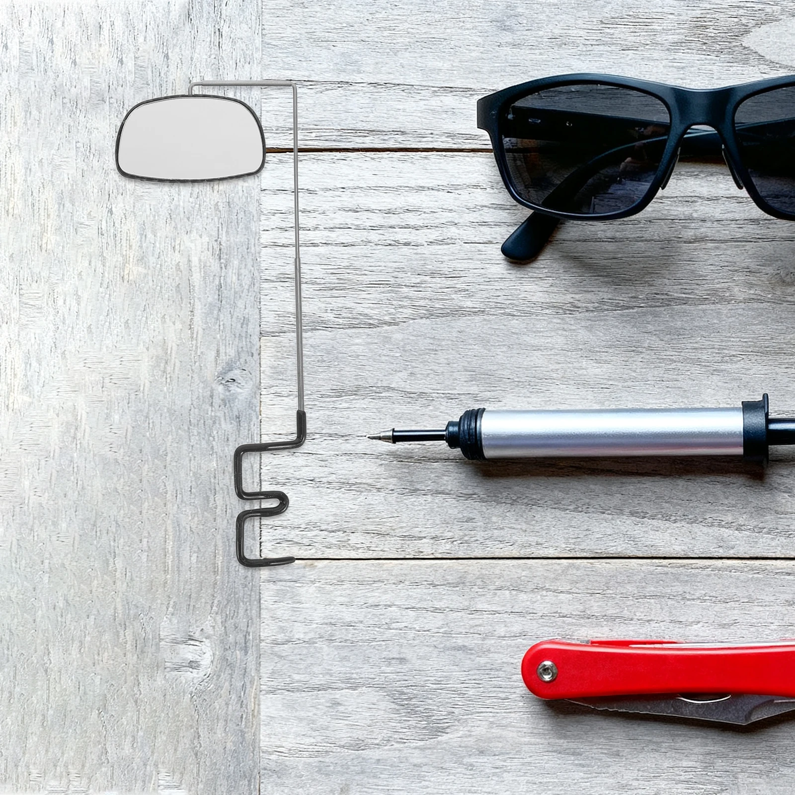 

360 Adjustable Cycling Eyeglass Mirror Super -Resistant Wide Angle Bike Glasses Mirror Lightweight Easy Install