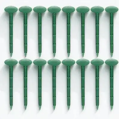 

100pcs Garden Fabric Stakes Plastic Ground Pegs For Landscaping Lawn Fixing Tarpaulin Netting Yard Spikes Landscape Stakes