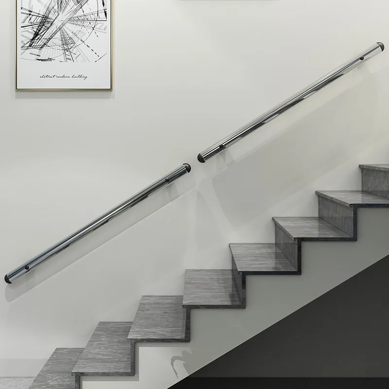 

Stainless Steel Custom Stair Handrail, Anti-Slip Wall Rail for Elderly, Kindergarten Safety Barrier – Durable Mounted Accessory