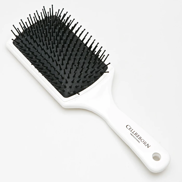 Cell ribbon paddled brush/Cushion brush _ White