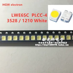 20個lw E6SC LWE6SC PLCC-4共通アノード3528 4 1080pホワイトsmdはクラスタ、自動計器トレイテーブル1210ボタンバックライト