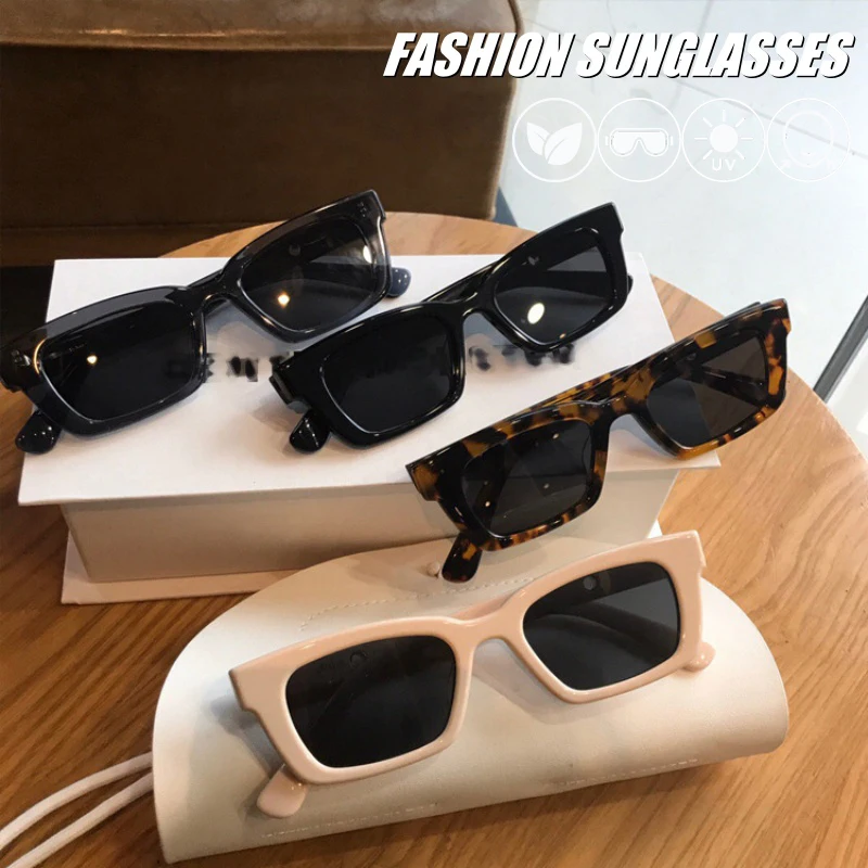 Vintage Cat Eye Sonnenbrille Frau Mode Retro Shades Schwarz Sonnenbrille Marke Designer UV400 Schutz Brillen