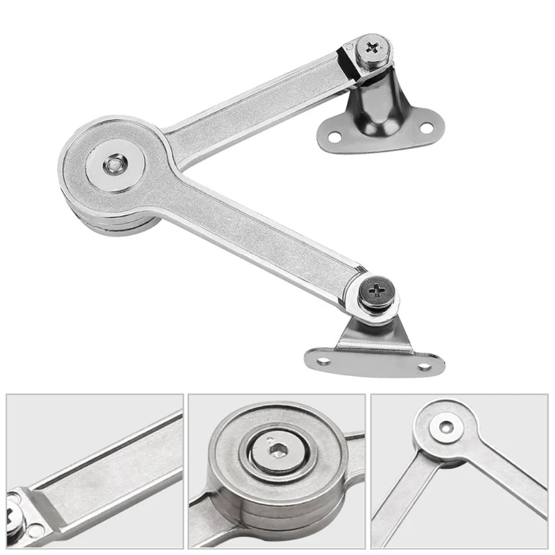 Zinc Alloy Lid Hinges 75°/ 90° / 110° Lid Stay with Soft Close Toy Box Hinge Drop Shipping