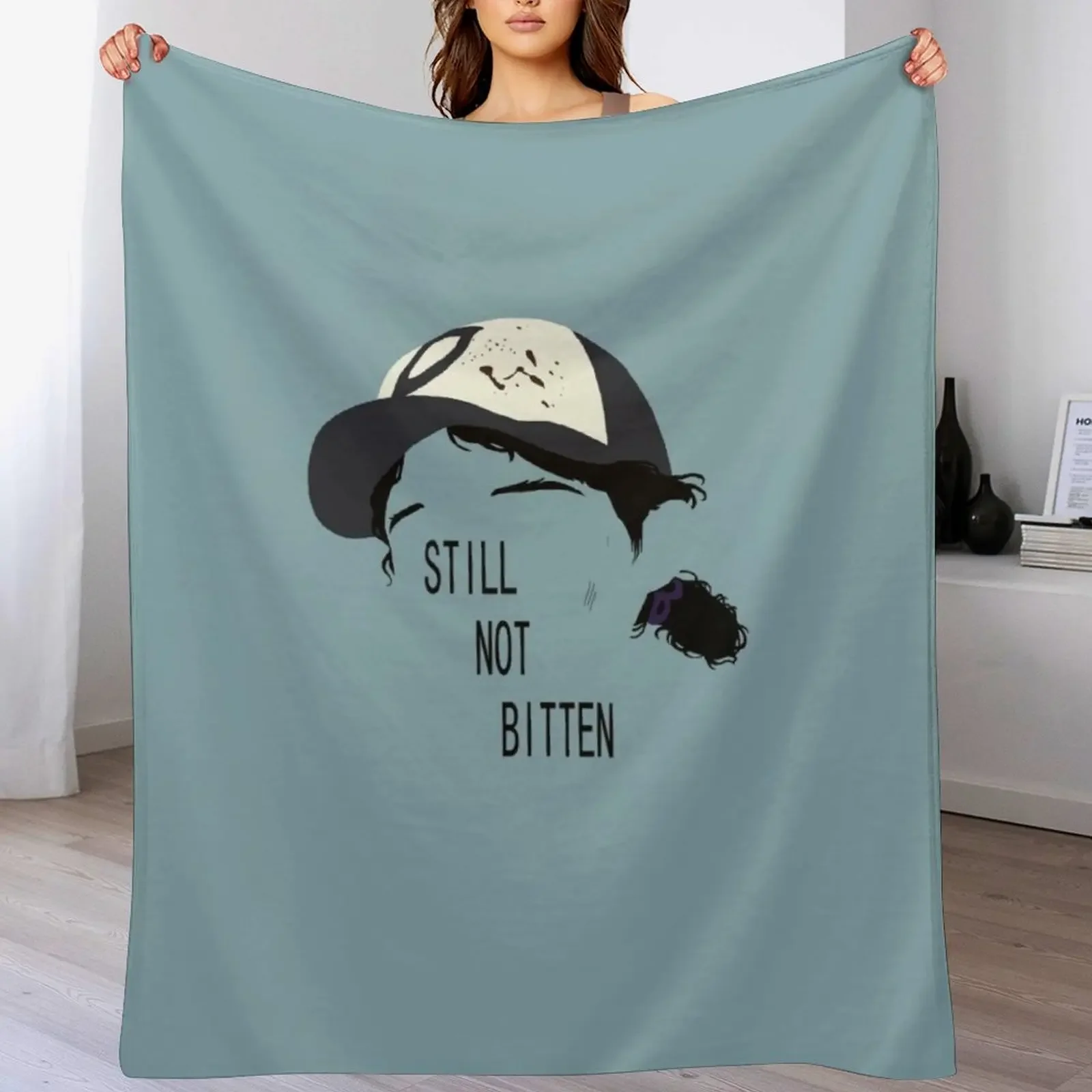 

Telltale Games' The Walking Dead - Clementine Outline ver. 2 Throw Blanket heavy to sleep Camping Hair christmas gifts Blankets