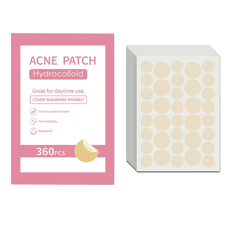 360 pçs/lote espinha remendo acne invisível remoção de acne cuidados com a pele adesivos corretivo rosto ponto beleza maquiagem ferramentas