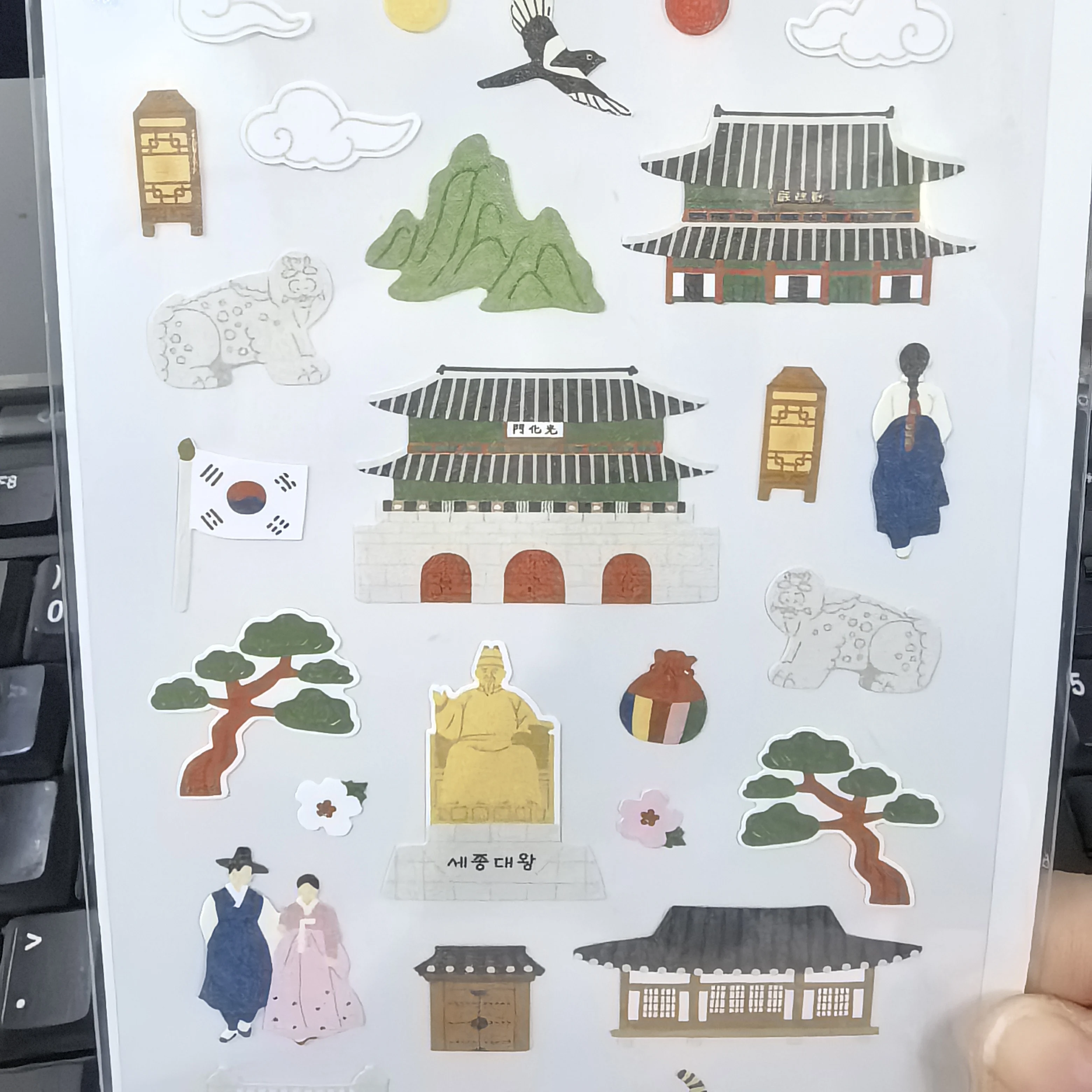 

Корейский импортный Suatelier See You In Seoul, бумажная наклейка, украшение для скрапбукинга, канцелярские принадлежности, наклейки «сделай сам», школьные канцелярские товары 1198