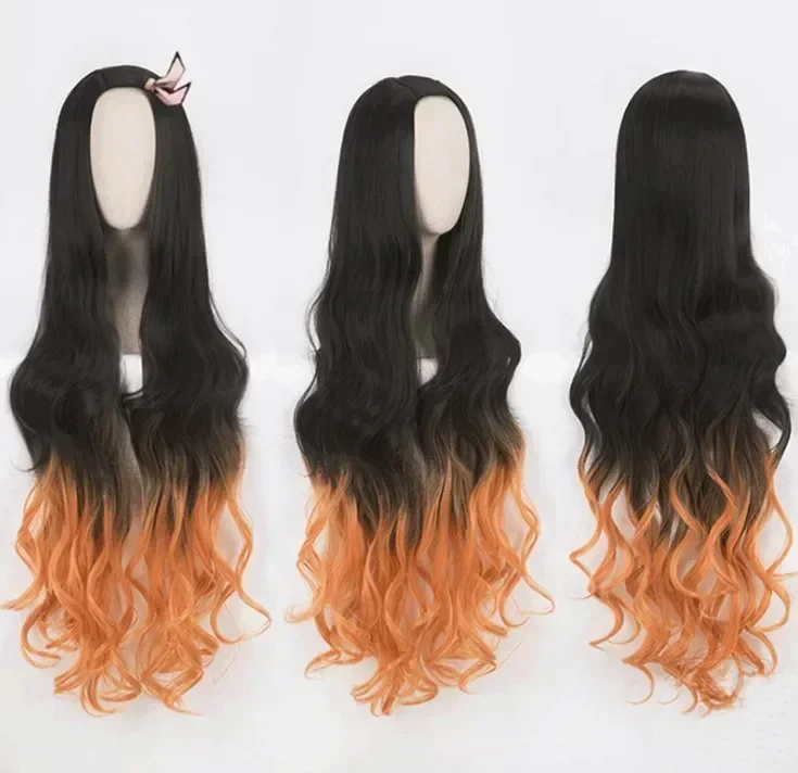 كامادو نيزوكو زي تنكري للأطفال ، أنيمي كيمونو ، كيميتسو نو يايبا ، كامادو نيزوكو ، شعر مستعار ، زي موحد ، هالوين ، النساء #5