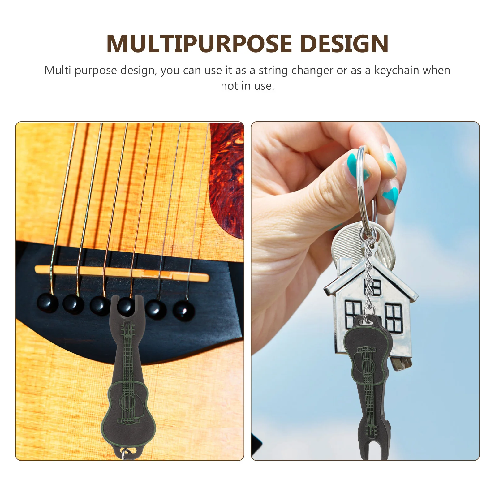 

4Pcs String Winder for Acoustic Guitar Bridge Pin Remover Peg Puller Guitar Accessories Kit Compact Lightweight Comfort Grip