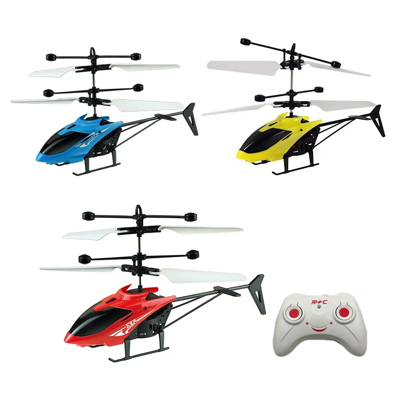 Control remoto seguro resistente a caídas Mini helicópteros juguetes recargable RC helicópteros Drone juguetes regalos para niños