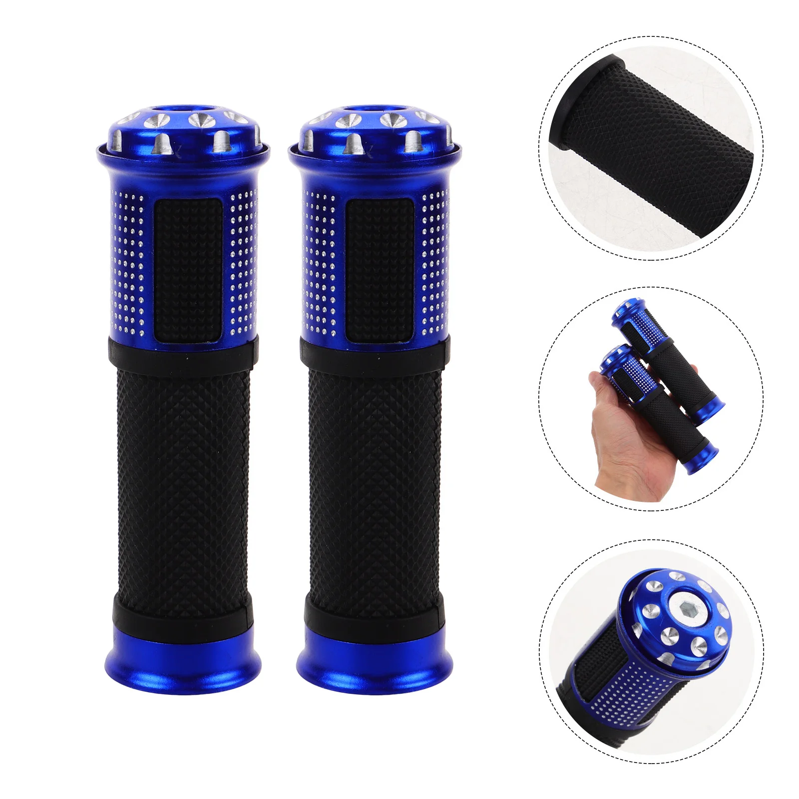 

2Pcs Motorcycle Handlebar Grip Fuel Stylish Comfortable Non-Slip Motorcycle Grip Replacement Accessories Handlebar Grips
