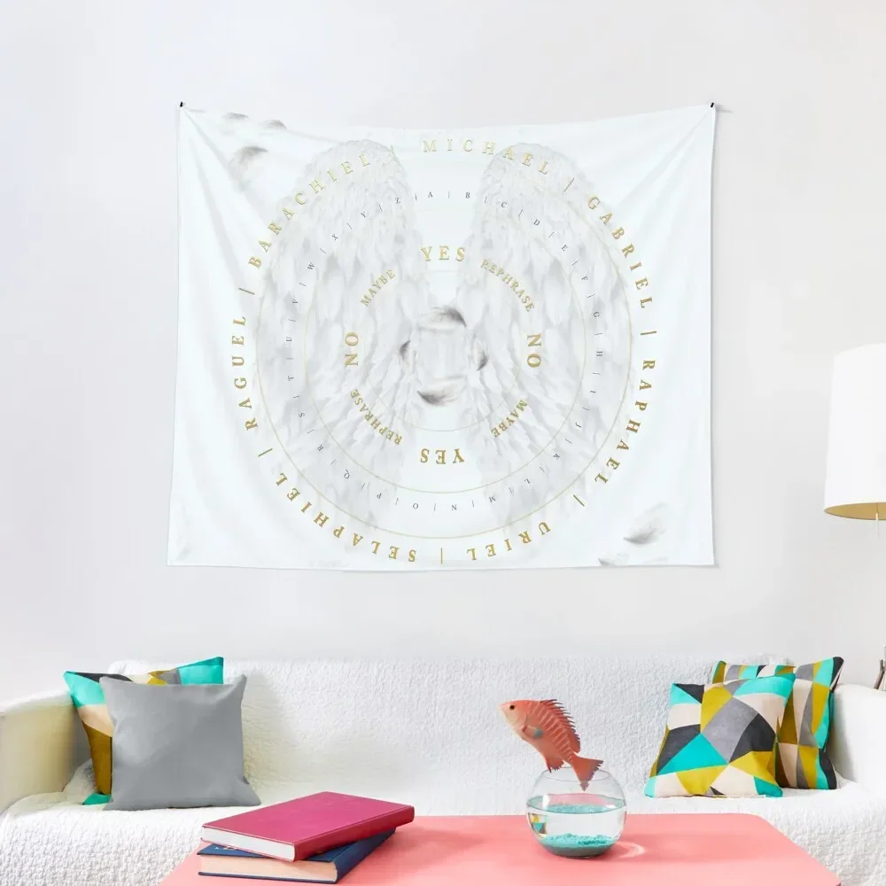 

Angelic Connections Answered | Pendulum Pillow Tapestry Decorative Wall Room Design Aesthetic Room Decorations Tapestry