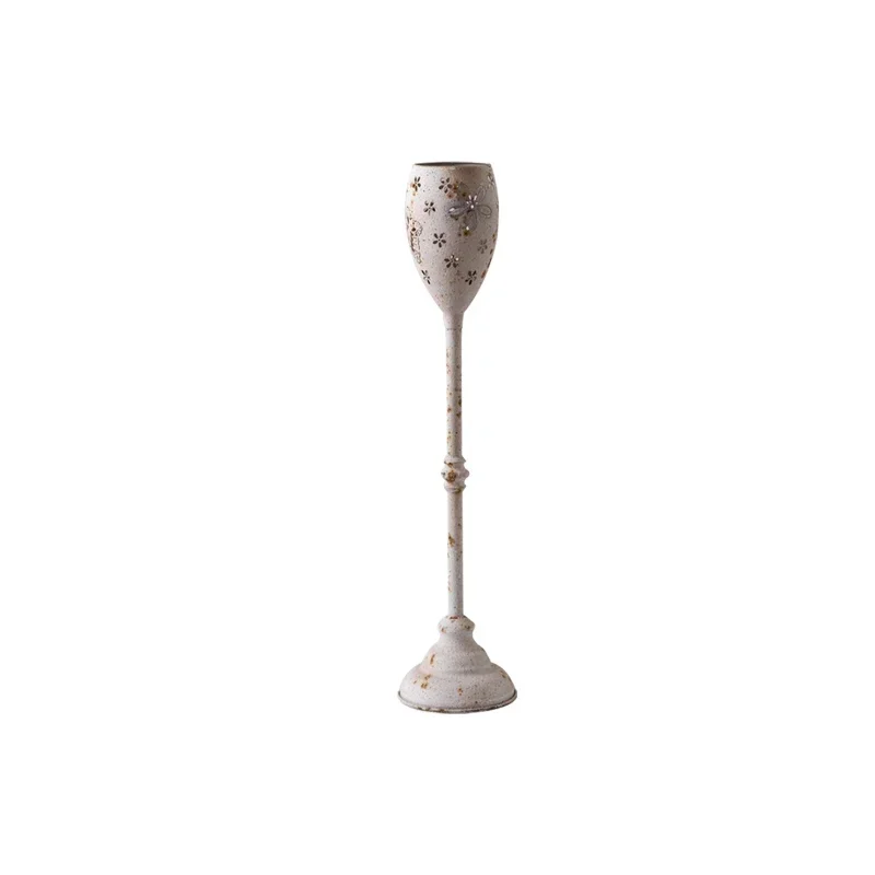 

French retro candle holder premium candle holder wedding shooting props landing living room creative ornament