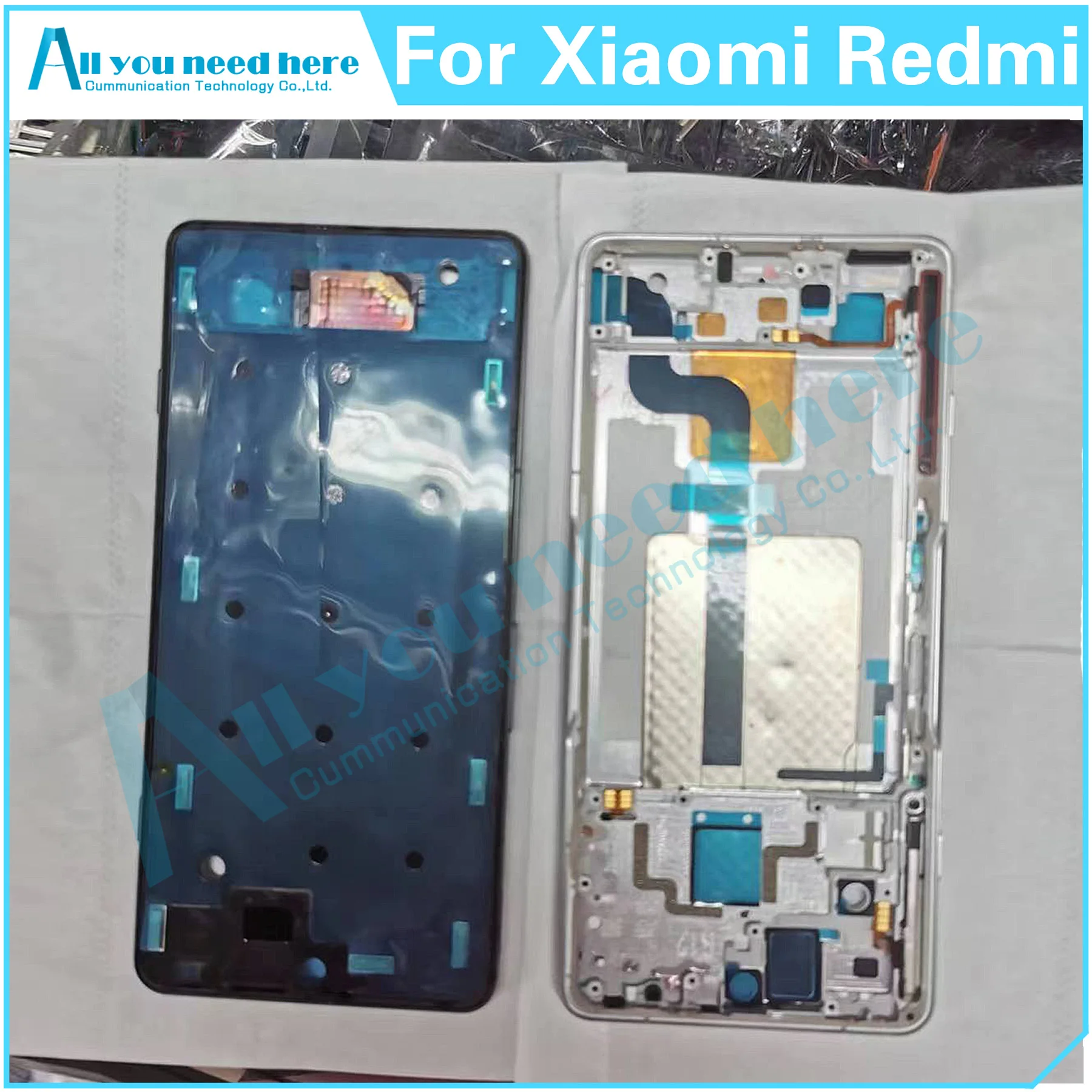 

For Xiaomi Redmi K50 Front Bezel Frame Middle Plate Housing Board LCD Support Mid Faceplate Repair Parts Replacement