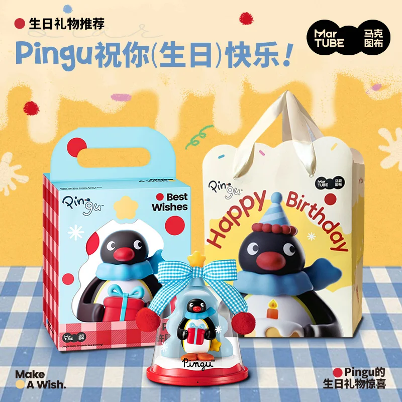 

Pingu Cartoon Penguin Nightlight Bedroom Cute Ornaments Table Lamp Decoration Trend Toys Children'S Christmas Birthday Gift