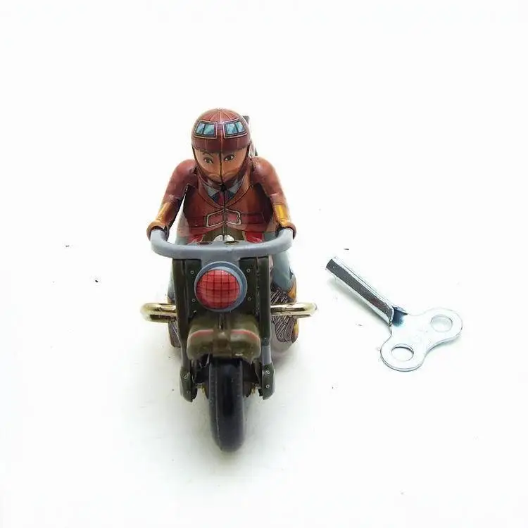 MS448 motocicleta hojalata juguete Tintoy tema nostálgico adorno personalizado regalo creativo