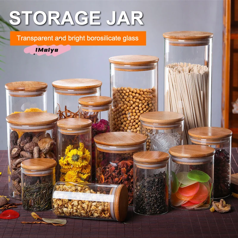 Food Storage Glass Containers - M-1Pc Sealed Food Storage Box Pots