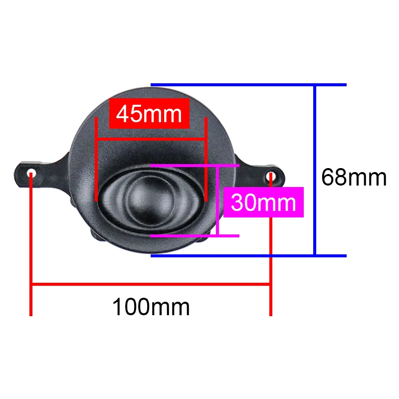 GHXAMP جودة عالية 68 مللي متر غشاء الحرير مكبر الصوت خاص الحجاب الحاجز 8OHM 20 واط 2 قطعة