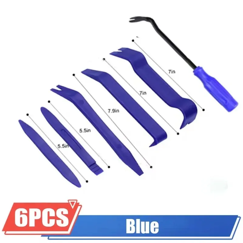 Car Door Clip Panel Trim Removal Tool Kit Auto Audio Radio Dash Pry Kit Plastic Installer Dismantle Repair Tool Set