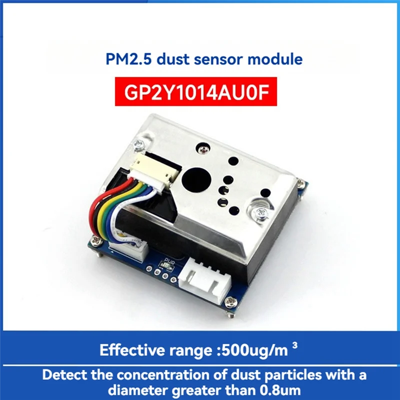 

Dust Sensor Air Quality Monitor GP2Y1010AU0F For Measuring PM2.5 Larger Than 0.8Um In Diameter-A98U