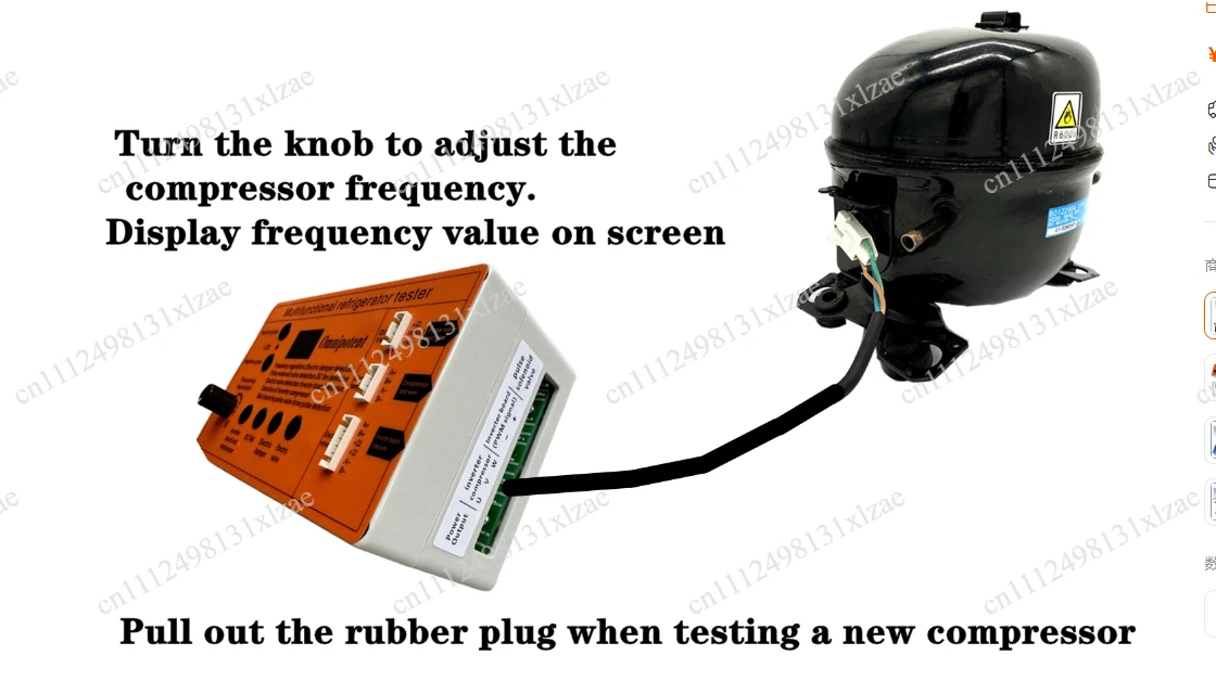 Tests Inverter Board, Compressor, Solenoid Valve, Fan & Damper-Refrigerator Fault Detection Tool