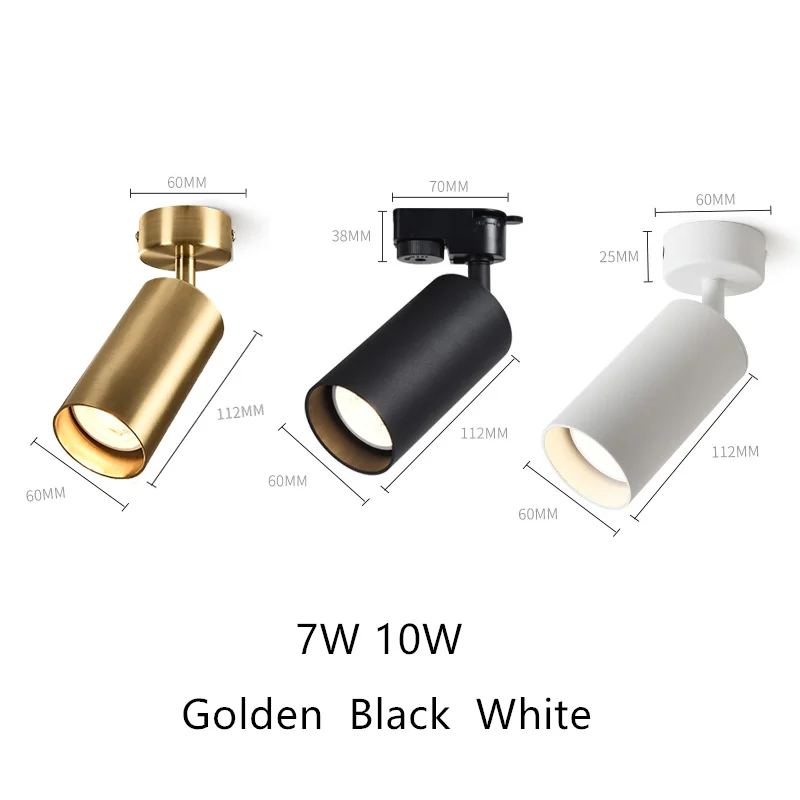 Downlights Ceiling Surface Mounted Commercial Clothing Indoor Lighting Cob Led Downlight 7W 10W Spot Led AC85-265V image 3