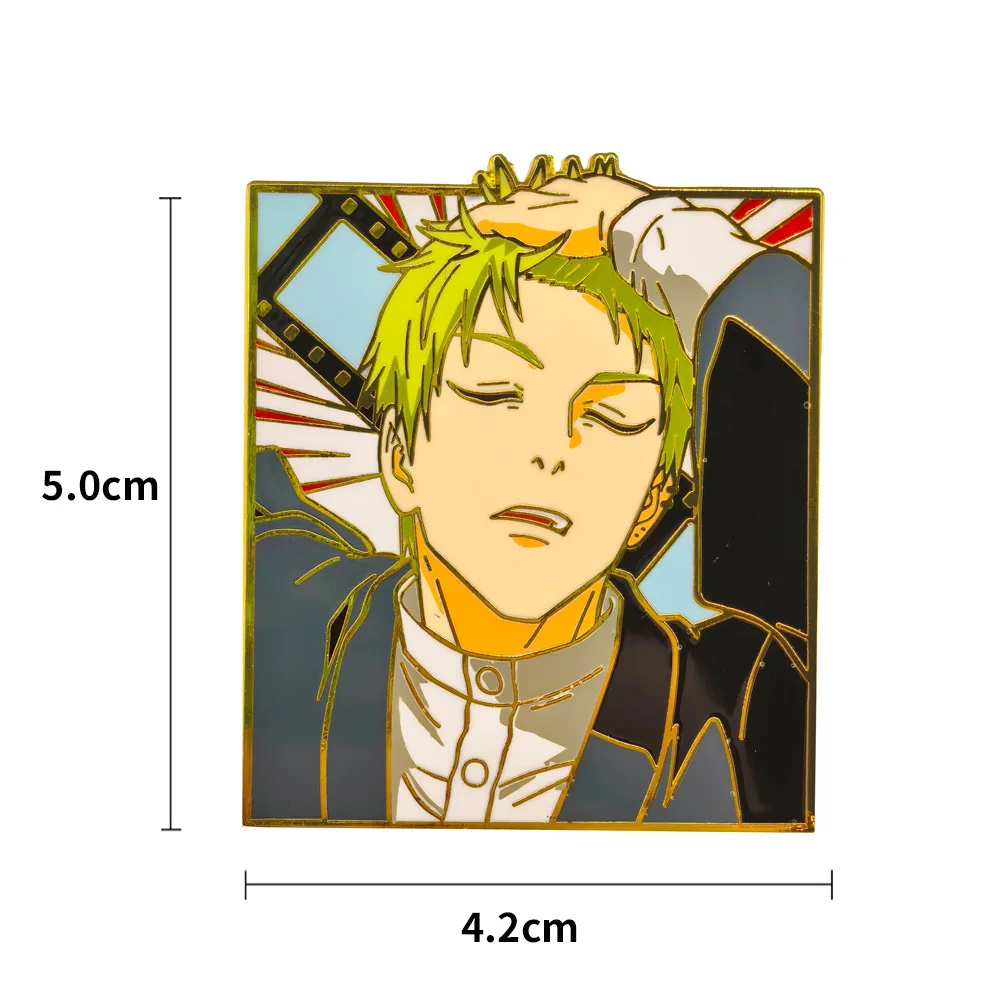 Anime Jujutsu Kaisen Enamel Pins Zenin Naoya Brooch Clothes Backpack Lapel Badges Fashion Jewelry Accessories