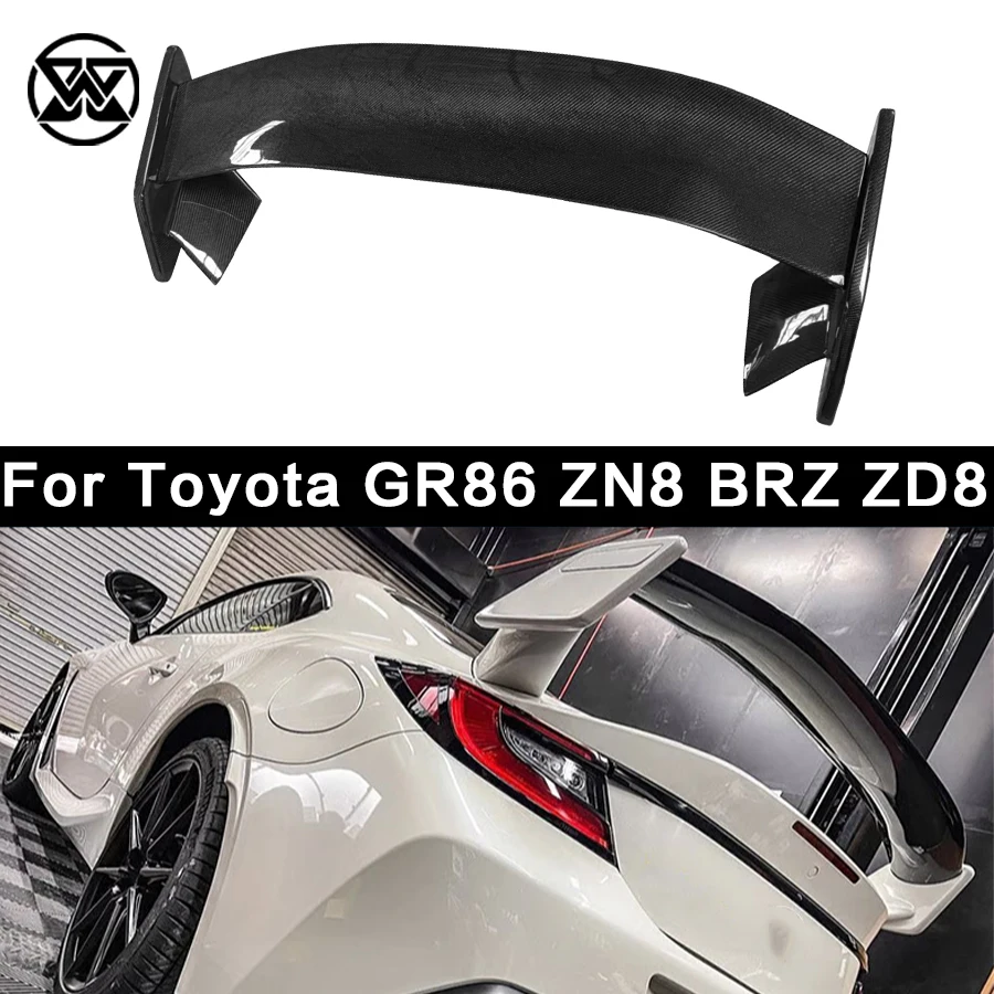 

Для Toyota GR86 ZN8 BRZ ZD8 задняя крышка багажника из углеродного волокна, спойлер багажника, губа, хвостовое крыло, разделитель, детали заднего крыла, комплекты кузова