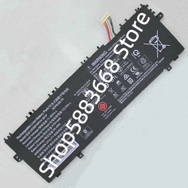 U538570PHV-3S1P 11.55V 55.0Wh 4761mAh 12-pin 11-wire Laptop Battery For Acer Swift Lite 14 N24WB2 SFL14-54M A14AL-MP-B Notebook