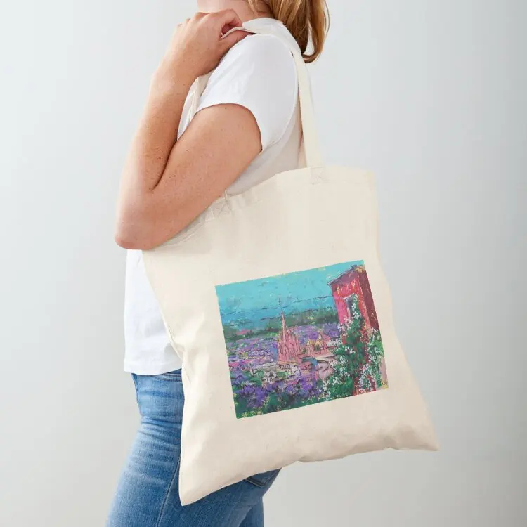 

Expressionist view of Mexico Tote Bag Gift bags custom fabric bag eco pack woman shopping bag