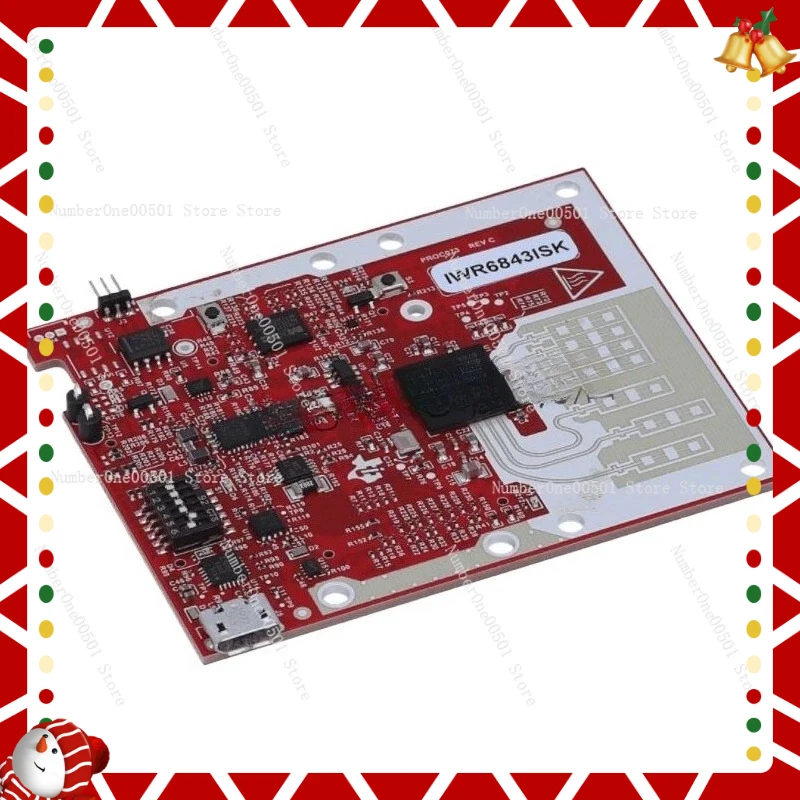 

High Precision TI IWR6843ISK 60GHz Millimeter Wave Radar Sensor Development Evaluation Board Long Range Antenna Module