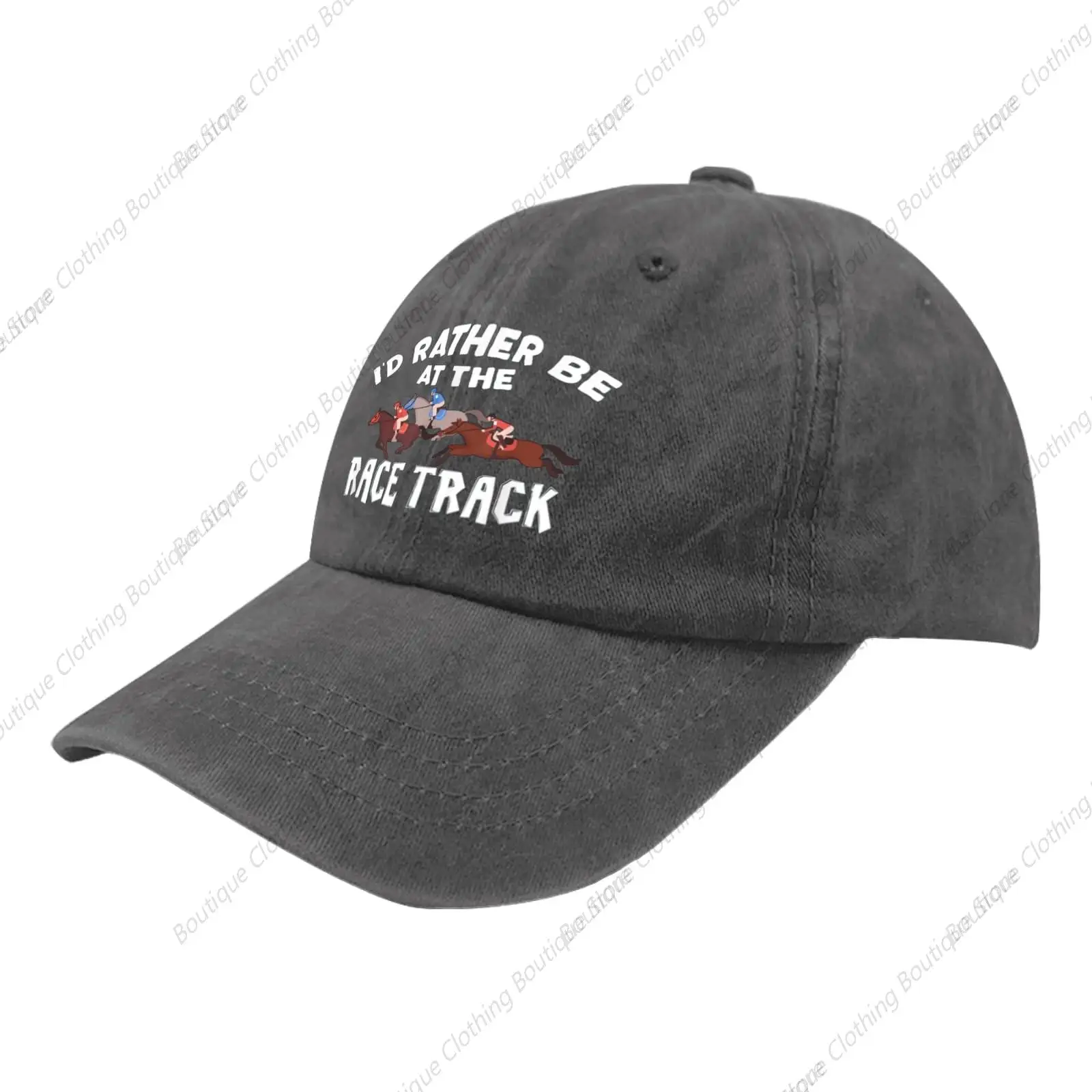 I'd Rather Be a Horse Jumping Horse Riding Acrobatic Baseball Cap Men's Hat Black Pigment Men's Golf Hat Baseball Cap