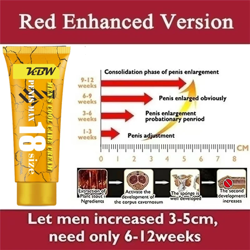 Men\'s Penile Enlargement Gel Increase Size Erection Thickening Thickening Paste Extract Male Extension Agent Growth Cream