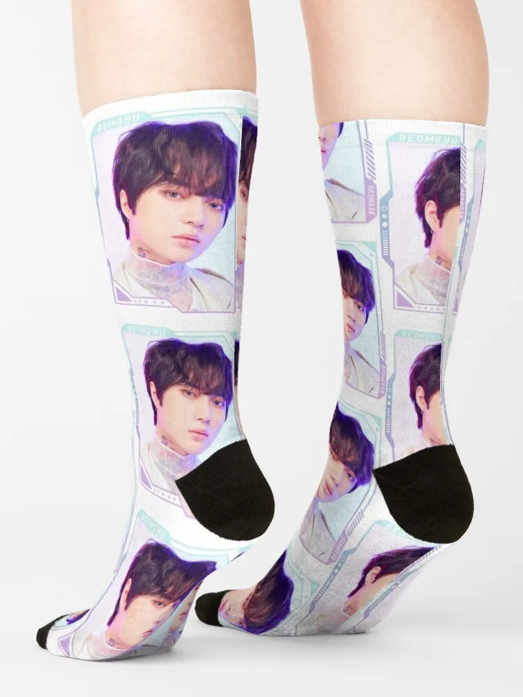 TXT - Beomgyu Socks short winter thermal custom Socks Woman Men\'s