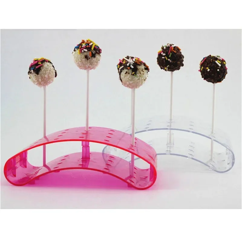 20 Holes Cake Pop Lollipop Stand Display Holder Bases Shelf DIY Baking Tools U Shaped Display DIY Bakeware Cake shelves