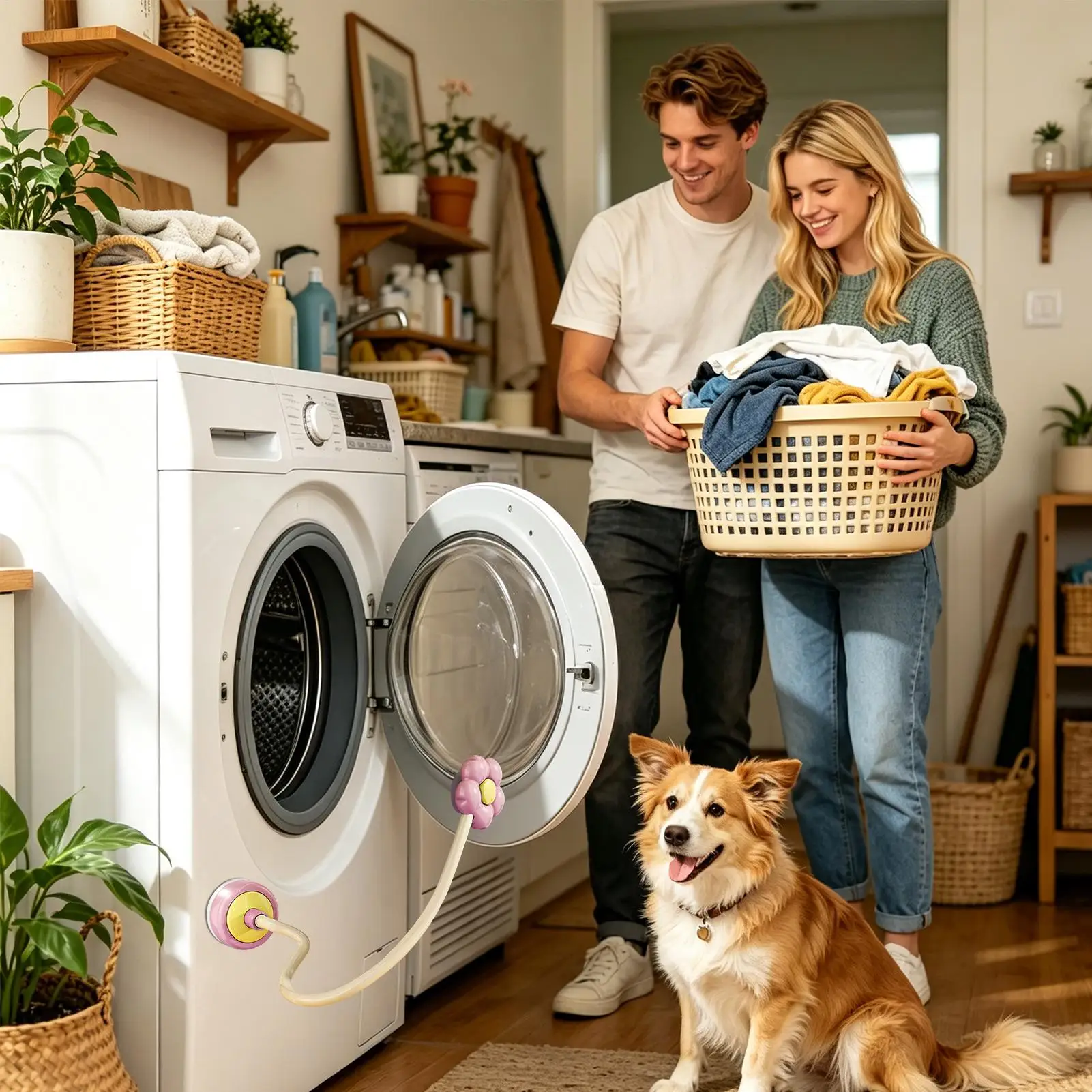 Washer Door Prop Magnetic Removable Multifunction Front Load Washer Door Prop For Dorm Apartment Balcony Store Hotel