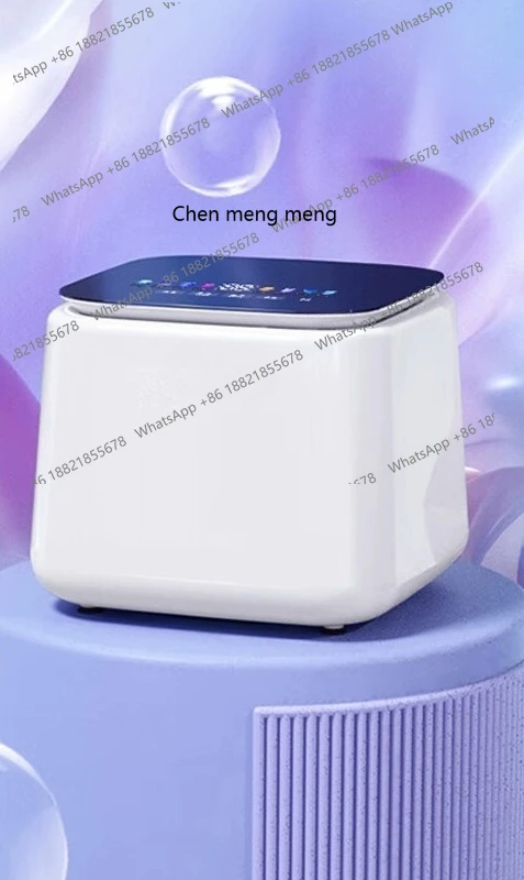 غسالة جديدة من نوع الزر، ماكينة تنظيف ذكية صغيرة أوتوماتيكية بالكامل