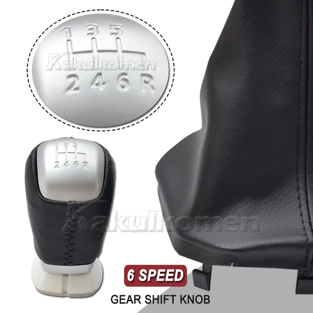 New Manual 6 Speed Pure Prestige Dynamic Sport Leather Gear Knob For Range Rover Evoque 2011-2018 LR024721 LR024719