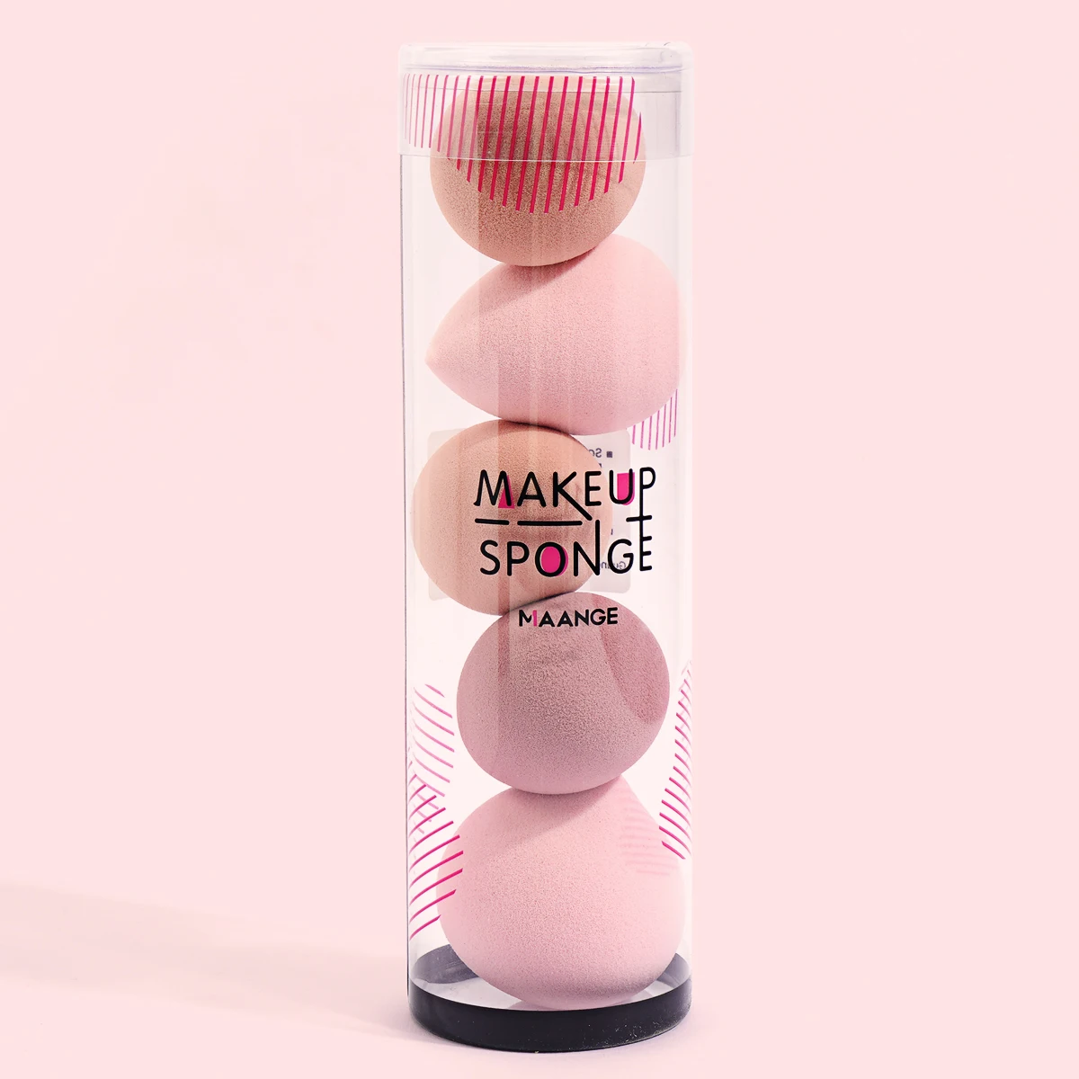 MAANGE 5PCS Makeup Sponge Blender Set Foundation Concealer Powder Cream Puff Dry&Wet Cosmetic Puff Multi-colored Beauty Sponges