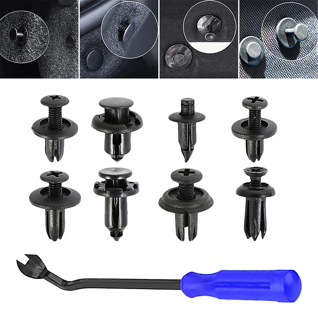 

Universal Fastener Clip Mixed Buckles Trim Panel Auto Bumper Rivet Push Wear-resistant Sufficient Clips Type 1