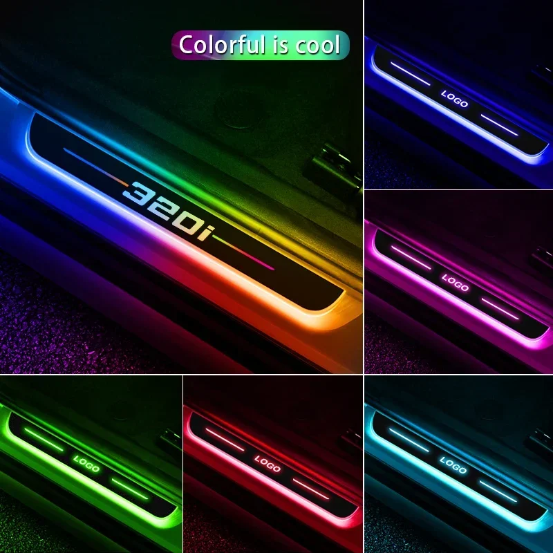 Customized Car Door Sill Light LED Welcome Pedal Projector Threshold Lamp For 325i 525i 320i E46 E90 F30 520i 523i 750i 218i