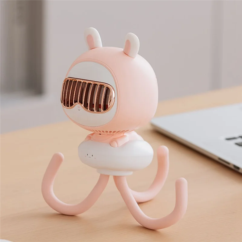 Ventilador portátil de mano, Enfriador de aire eléctrico inalámbrico con batería de 3600Mah, Mini ventiladores de coche recargables sin aspas portátiles de mano-AT64