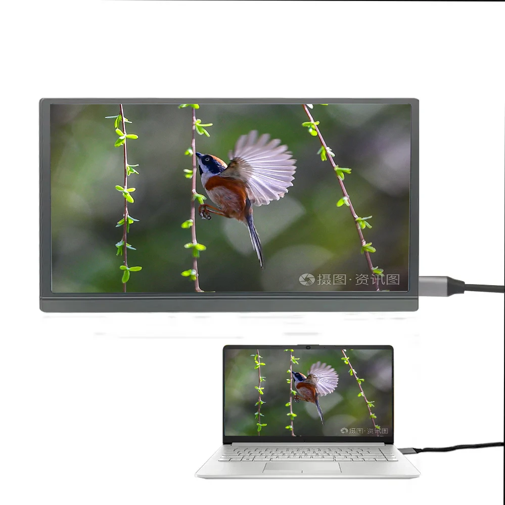 

15.6-inch Computer Game Portable Display Type-C Directly Connects to Laptop and Desktop Computer Screens
