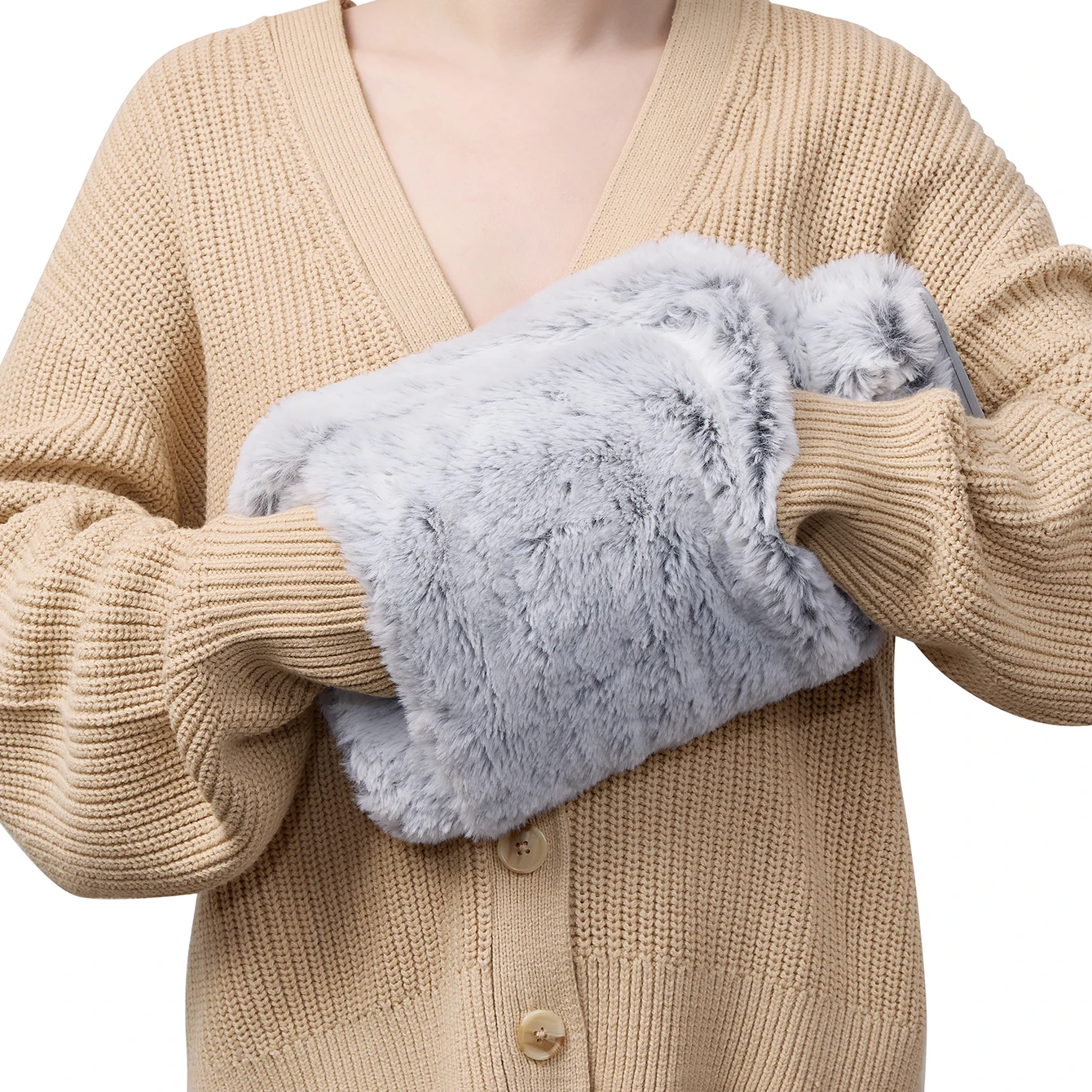 2000 ml Wärmbeutel mit Handtasche, abnehmbare Wärmflasche für Bett, warmer, wiederverwendbarer Handwärmer für Nacken, Schulter, Füße
