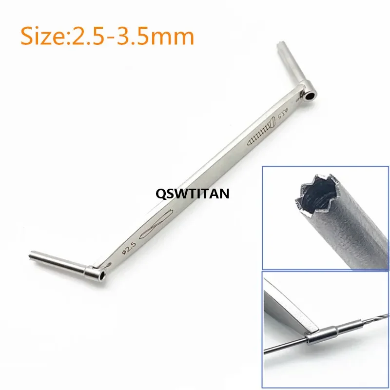 Orthopedic Drill Bits Guider Double head Orthopedic Drill Sleeve Pointed Drill Guider Sleeve Orthopedic surgery Instrument