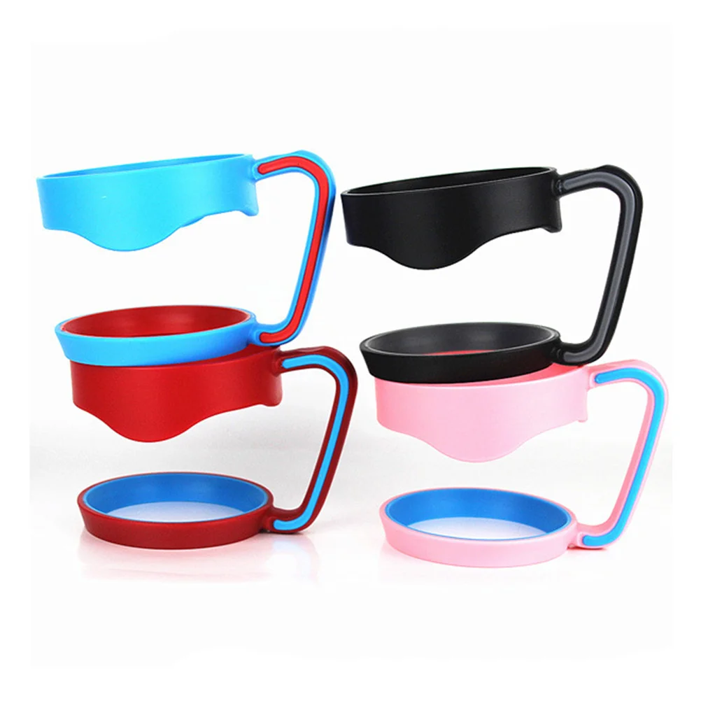 

30 Oz Car Cup Holder Handle For Tumblers Anti-Slip Ergonomic Bpa Free Pp Grip Compatible With Yeti Ozark Glacier Grid