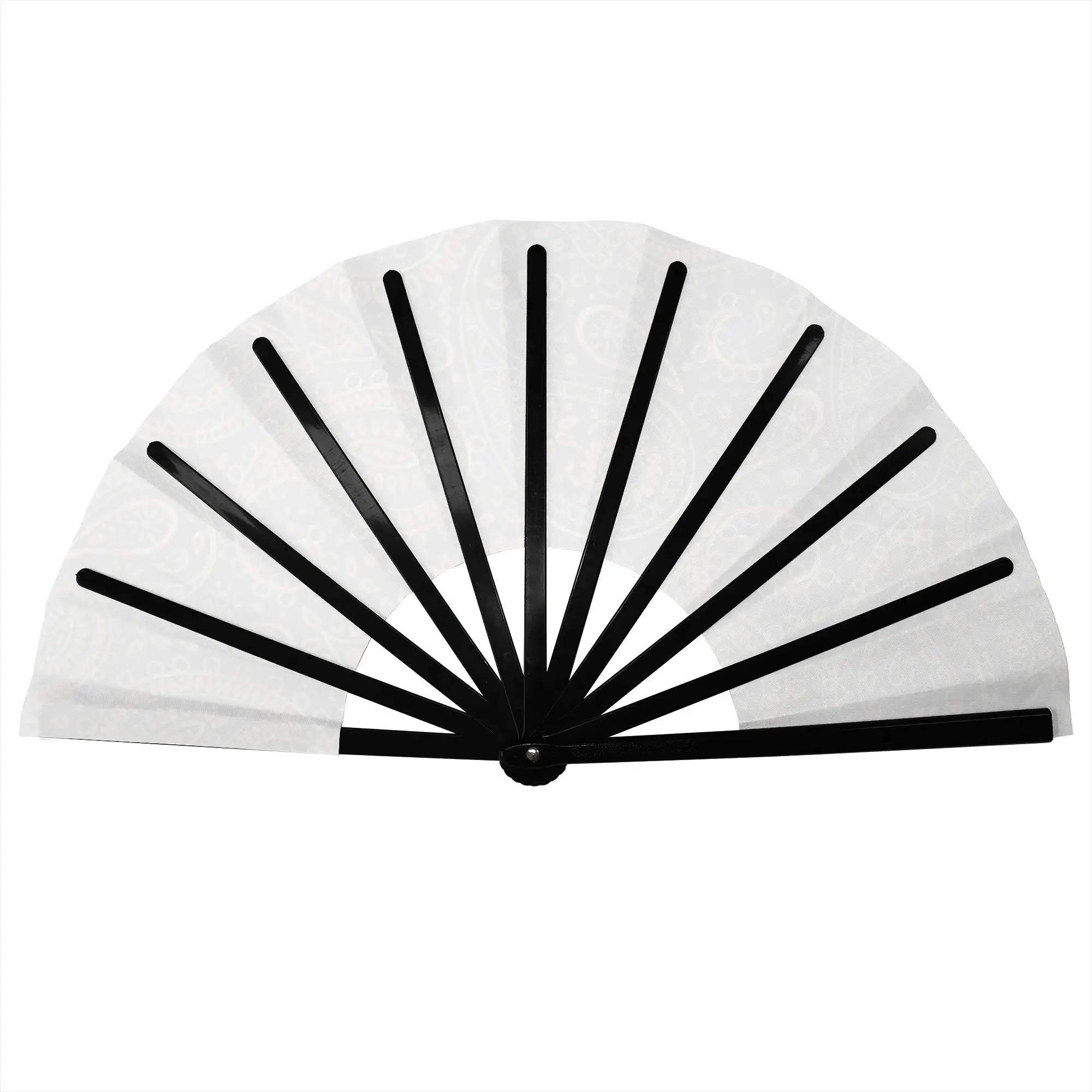 Gold Bohemian Art Paisley Gradient Hand Fan Promotional Gift Event Souvenir  Durable Folding Fans Novelty Bulk Pack Fan