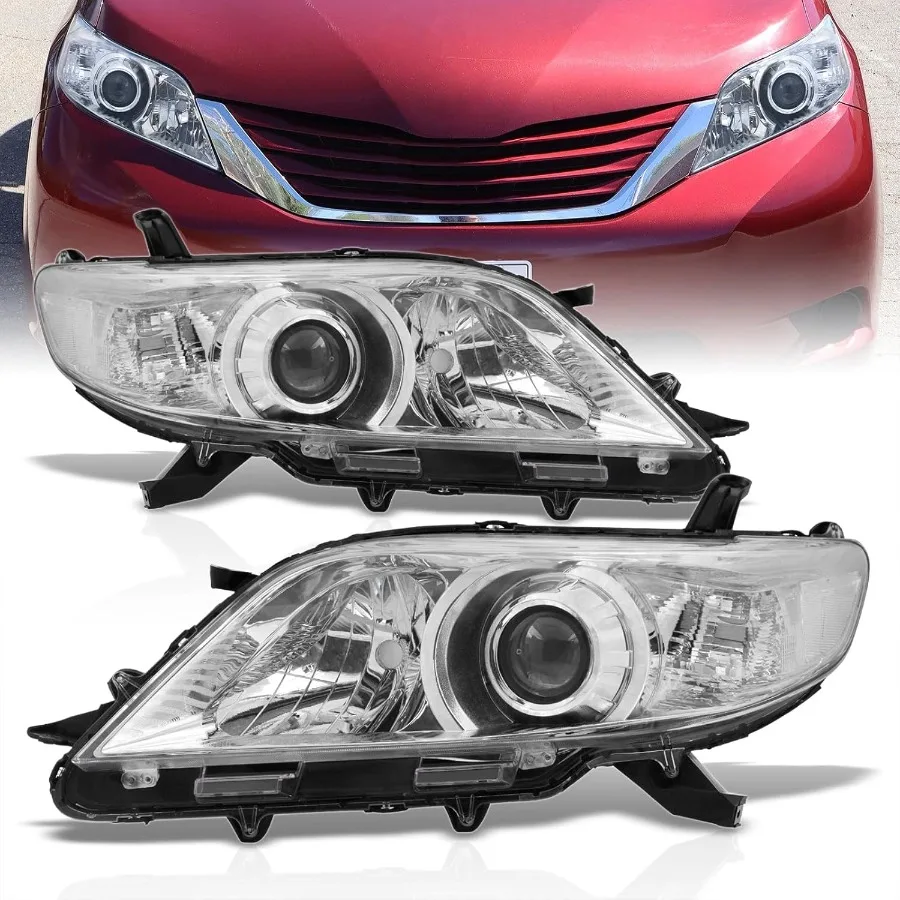 

Projector Headlights Bumper Lamps Signal Lights Assembly Pair Compatible Replacement For Sienna XL30 2011-2020