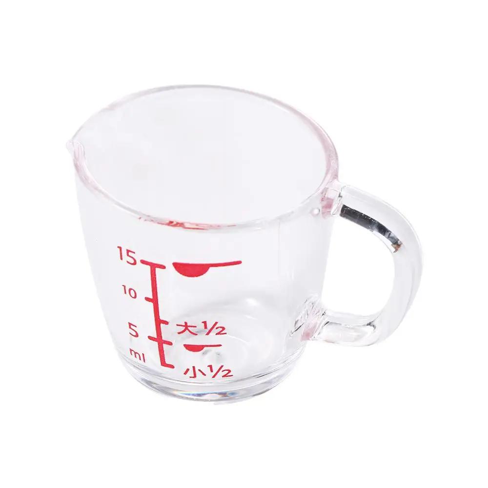 Pointed Transparent Minie Baking Kitchen Tools Graduated Coffee Cup Beaker Milk Powder Cup Measuring Cup