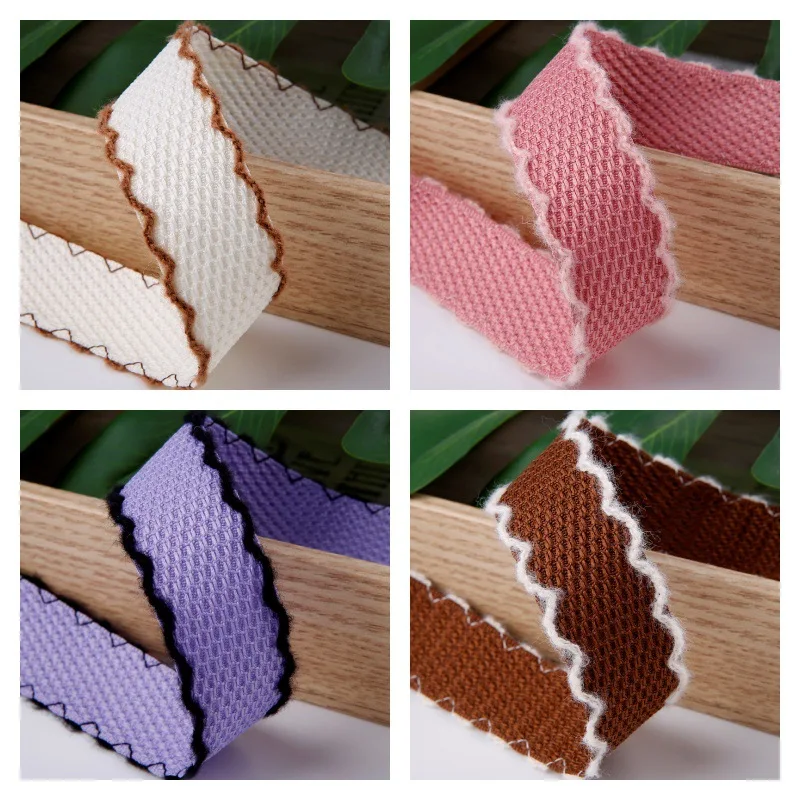 10 Yards 100 Yards 10MM/25MM Gridding Lace Edging Ribbons Hair Bows DIY Crafts Handmade Accessories Gift Wrapping