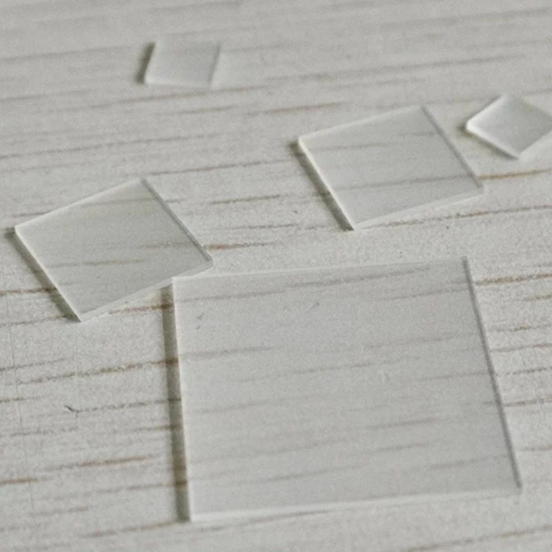 3-35mm DSP Single Crystal Alumina Sapphire Wafer High Hardness Heat Resistant Substrate for Optical High-Temp Lab Research